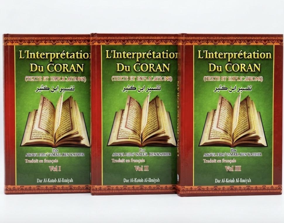 Interprétation du coran par Ibn Kathir ( 3 volumes )