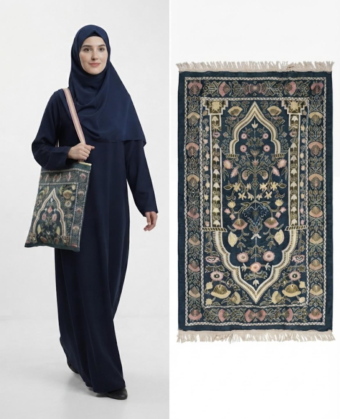 Tapis de prière avec sacoche 